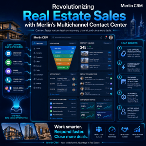 Revolutionizing Real Estate Sales with Merlin's Multichannel Contact Center